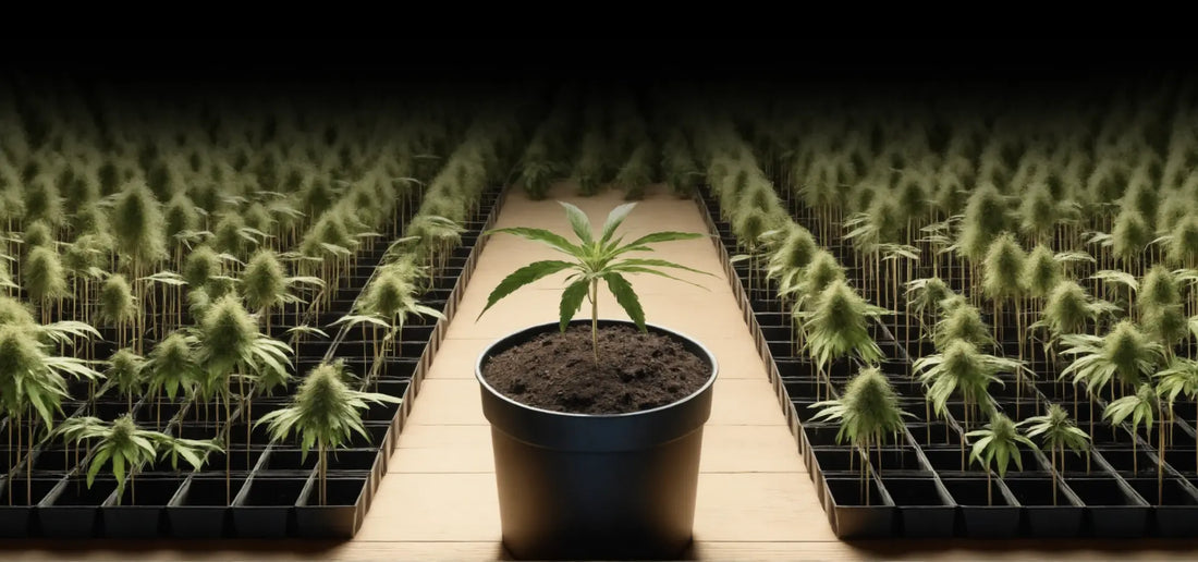 Kannabisz és Kannabinoid termesztés Zöld Kender levelek és Fű Palánták.slider_item_Ww8yNX
